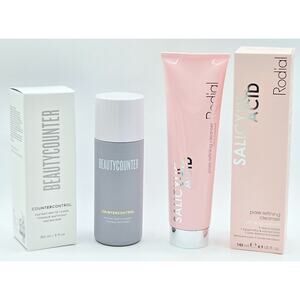 BEAUTYCOUNTER Control Instant Matte Toner 5oz/ Rodial Pore Refining Cleanser 5oz